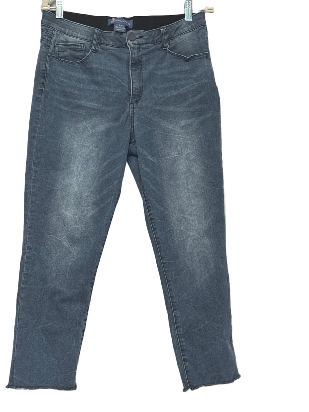 Democracy ‘Ab’solution Washed Blue Cropped Ankle Jeans